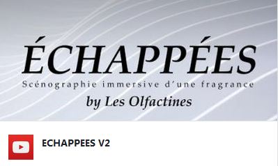 Echappées – scénographie immersive d’une fragrance (Clémentine Humeau; Les olfactines)